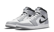 Air Jordan 1 Mid Light Smoke Grey Anthracite - zdjęcie 2