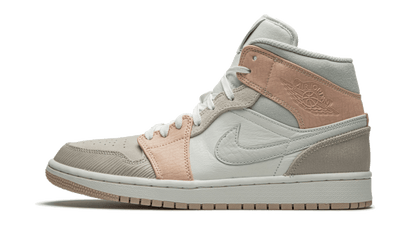 Air Jordan Air Jordan 1 Mid Milan biały-czerwony - widok główny z boku | Saturaise.com