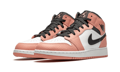 Kup oryginalne Air Jordan 1 Mid Pink Quartz 555112-603 - widok z drugiego boku - Sneakersy