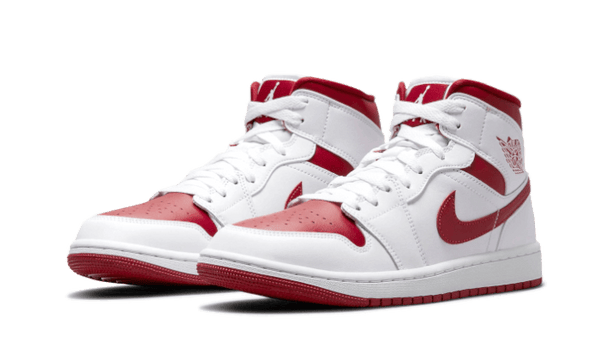 Air Jordan 1 Mid Reverse Chicago - Kup oryginalne Air Jordan 1 Mid Reverse Chicago BQ6472-161 - widok z drugiego boku - Sneakersy