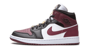 Air Jordan Air Jordan 1 Mid SE Black Dark Beetroot czarny-biały - widok główny z boku | Saturaise.com