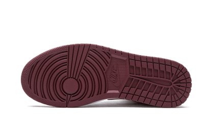 100% Oryginalne Air Jordan 1 Mid SE Black Dark Beetroot - widok z tyłu - 650.00 PLN