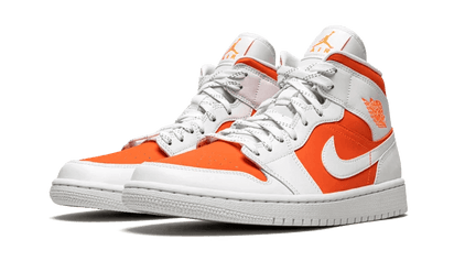 Kup oryginalne Air Jordan 1 Mid SE Bright Citrus CZ0774-800 - widok z drugiego boku - Sneakersy