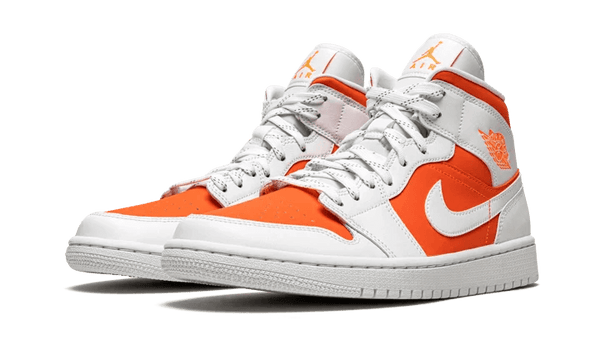Air Jordan 1 Mid SE Bright Citrus - Kup oryginalne Air Jordan 1 Mid SE Bright Citrus CZ0774-800 - widok z drugiego boku - Sneakersy