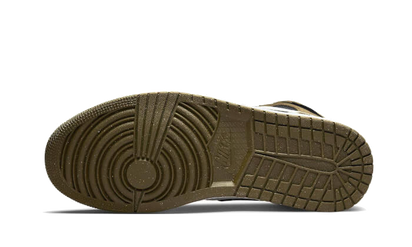 Buty Air Jordan Air Jordan 1 Mid SE Light Olive - widok z przodu - Rozmiary EU