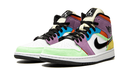 Kup oryginalne Air Jordan 1 Mid SE Lightbulb CW1140-100 - widok z drugiego boku - Sneakersy