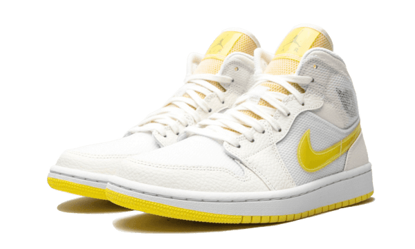 Air Jordan 1 Mid SE Voltage Yellow - Kup oryginalne Air Jordan 1 Mid SE Voltage Yellow DB2822-107 - widok z drugiego boku - Sneakersy