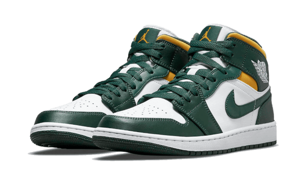 Air Jordan 1 Mid Sonics - Kup oryginalne Air Jordan 1 Mid Sonics 554724-371 - widok z drugiego boku - Sneakersy