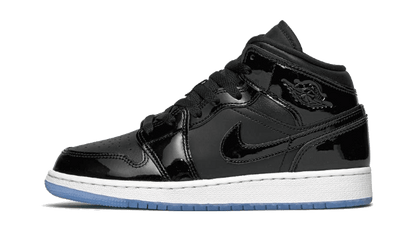 Air Jordan Air Jordan 1 Mid Space Jam biało-czarny - widok główny z boku | Saturaise.com