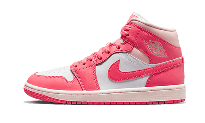 Air Jordan Air Jordan 1 Mid Strawberries And Cream biały-czerwony - widok główny z boku | Saturaise.com