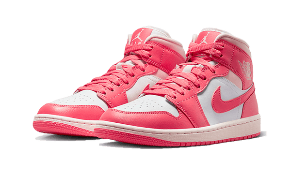 Air Jordan 1 Mid Strawberries And Cream - Kup oryginalne Air Jordan 1 Mid Strawberries And Cream BQ6472-186 - widok z drugiego boku - Sneakersy