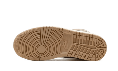 100% Oryginalne Air Jordan 1 Mid Tan Black - widok z tyłu - 800.00 PLN