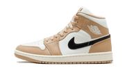 Air Jordan Air Jordan 1 Mid Tan Black czarny-biały - widok główny z boku | Saturaise.com