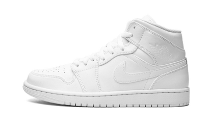 Air Jordan Air Jordan 1 Mid Triple White (2022) biały-czerwony - widok główny z boku | Saturaise.com