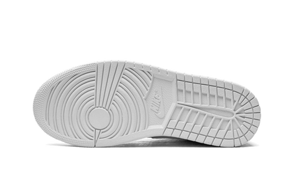 100% Oryginalne Air Jordan 1 Mid Triple White (2022) - widok z tyłu - 5025.00 PLN