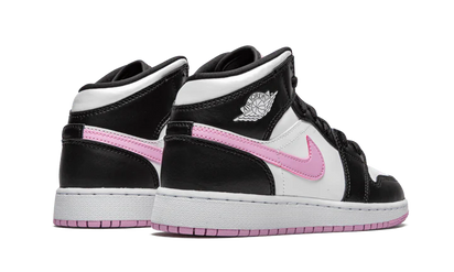 Buty Air Jordan Air Jordan 1 Mid White Black Light Arctic Pink (GS) - widok z przodu - Rozmiary EU