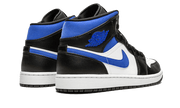 Buty Air Jordan Air Jordan 1 Mid White Black Royal - widok z przodu - Rozmiary EU