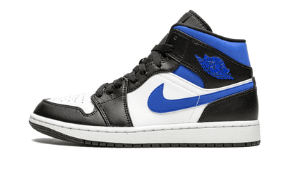 Air Jordan Air Jordan 1 Mid White Black Royal czarno-niebieski - widok główny z boku | Saturaise.com