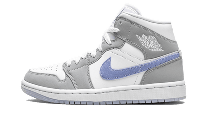 Air Jordan Air Jordan 1 Mid Wolf Grey czarny-biały - widok główny z boku | Saturaise.com
