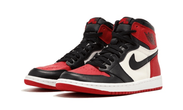 Air Jordan 1 Retro High Bred Toe - Kup oryginalne Air Jordan 1 Retro High Bred Toe 555088-610 - widok z drugiego boku - Sneakersy