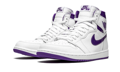 Kup oryginalne Air Jordan 1 Retro High Court Purple (2021) CD0461-151 - widok z drugiego boku - Sneakersy