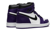 Buty Air Jordan Air Jordan 1 Retro High OG Court Purple White - widok z przodu - Rozmiary EU