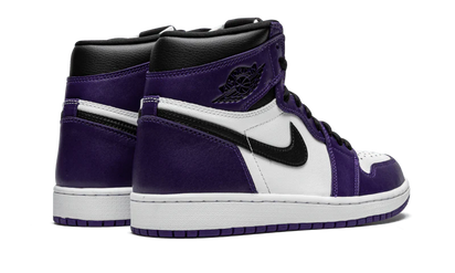 Buty Air Jordan Air Jordan 1 Retro High OG Court Purple White - widok z przodu - Rozmiary EU