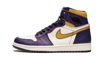 Air Jordan Air Jordan 1 Retro High OG Defiant Nike SB Lakers fioletowo-biały - widok główny z boku | Saturaise.com