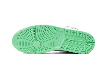 100% Oryginalne Air Jordan 1 Retro High OG Green Glow - widok z tyłu - 800.00 PLN