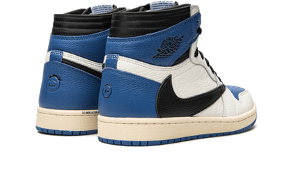 Buty Air Jordan Air Jordan 1 Retro High OG SP Travis Scott Fragment Military Blue - widok z przodu - Rozmiary EU