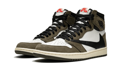 Kup oryginalne Air Jordan 1 Retro High Travis Scott "Cactus Jack" CD4487-100 - widok z drugiego boku - Sneakersy