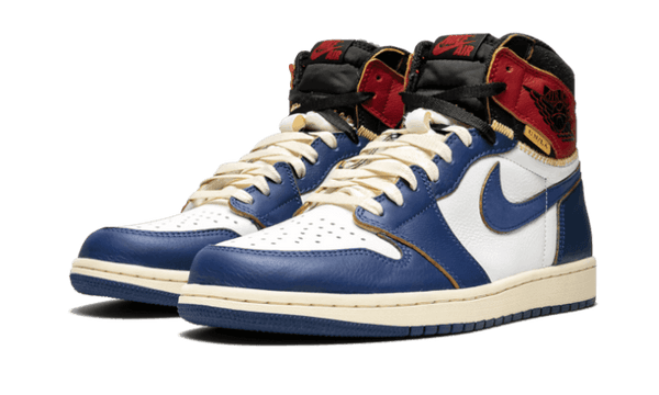 Air Jordan 1 Retro High Union Los Angeles Blue Toe - Kup oryginalne Air Jordan 1 Retro High Union Los Angeles Blue Toe BV1300-146 - widok z drugiego boku - Sneakersy