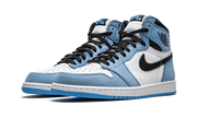Kup oryginalne Air Jordan 1 Retro High University Blue 555088-134 - widok z drugiego boku - Sneakersy