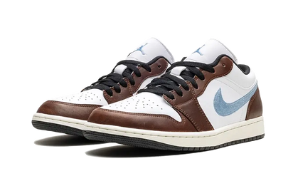 Kup oryginalne Air Jordan 1 Retro Low Brown Blue Grey FQ7832-142 - widok z drugiego boku - Sneakersy