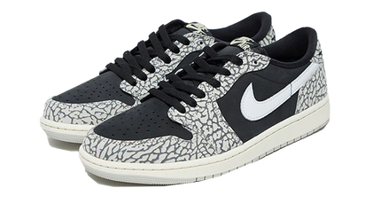 Kup oryginalne Air Jordan 1 Retro Low OG Black Cement CZ0790-001 - widok z drugiego boku - Sneakersy