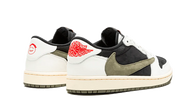 Buty Air Jordan Air Jordan 1 Retro Low OG SP Travis Scott Olive - widok z przodu - Rozmiary EU