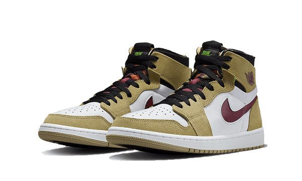 Air Jordan 1 Zoom CMFT Neutral Olive - Kup oryginalne Air Jordan 1 Zoom CMFT Neutral Olive CT0978-203 - widok z drugiego boku - Sneakersy