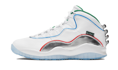 Air Jordan Air Jordan 10 Wings czarny-biały - widok główny z boku | Saturaise.com