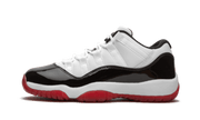Air Jordan Air Jordan 11 Low White Bred czarno-czerwony - widok główny z boku | Saturaise.com
