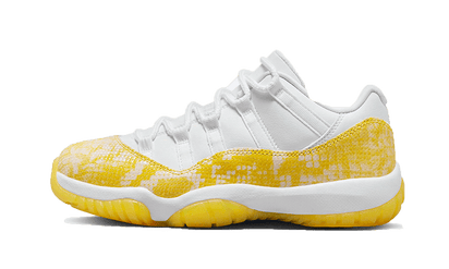 Air Jordan Air Jordan 11 Retro Low Yellow Snakeskin biały-żółty - widok główny z boku | Saturaise.com