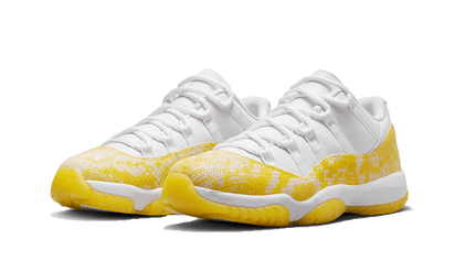 Kup oryginalne Air Jordan 11 Retro Low Yellow Snakeskin - widok z drugiego boku - Sneakersy