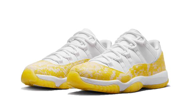 Air Jordan 11 Retro Low Yellow Snakeskin - Kup oryginalne Air Jordan 11 Retro Low Yellow Snakeskin - widok z drugiego boku - Sneakersy