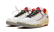 Kup oryginalne Air Jordan 2 Retro Low SP Off-White White Red - widok z drugiego boku - Sneakersy