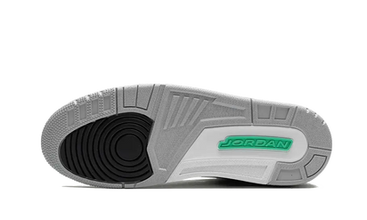 100% Oryginalne Air Jordan 3 Retro Green Glow - widok z tyłu - 800.00 PLN