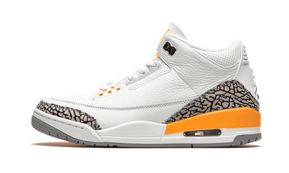 Air Jordan Air Jordan 3 Retro Laser Orange szaro-czarny - widok główny z boku | Saturaise.com