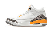 Air Jordan Air Jordan 3 Retro Laser Orange szaro-czarny - widok główny z boku | Saturaise.com