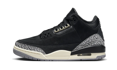 Air Jordan Air Jordan 3 Retro Off Noir szaro-czarny - widok główny z boku | Saturaise.com