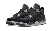 Kup oryginalne Air Jordan 4 Black Canvas DH7138-006 - widok z drugiego boku - Sneakersy
