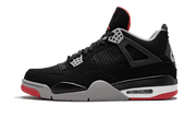 Air Jordan Air Jordan 4 Bred 2019 czarno-czerwony - widok główny z boku | Saturaise.com
