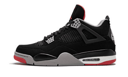 Air Jordan Air Jordan 4 Bred 2019 czarno-czerwony - widok główny z boku | Saturaise.com